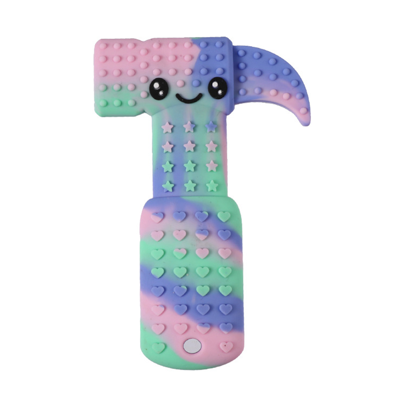 Baby Teething Toys for 0-6 Months 6-12 Months Freezer BPA Free Silicone Baby Molar Teether Chew Toys Hammer Wrench Spanner So on